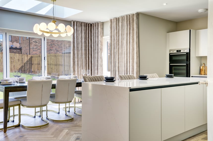 Kitchen/Diner Of Showhome At Beauford Park In Witton Gilbert