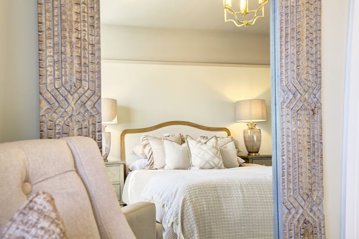 Bedroom in Homes by Carlton's Winchester Showhome at new-build development Beauford Park in Witton Gilbert near Durham