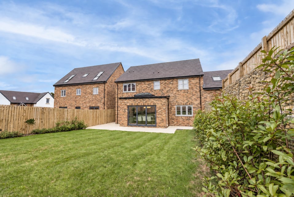 Garden at Homes by Carlton's new-build development Beauford Park in Witton Gilbert