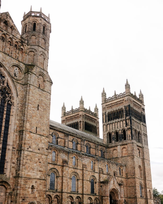 Durham Cathedral in Durham City Centre just four miles from Homes by Carlton's new-build development Beauford Park in Witton Gilbert