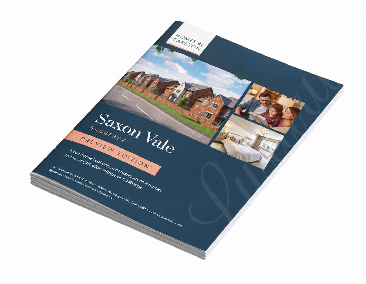 Saxon Vale Preview Brochure Mock-Up