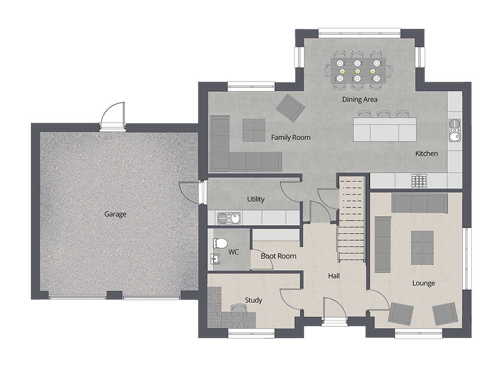 Westbury P17 – GF Floor Plan