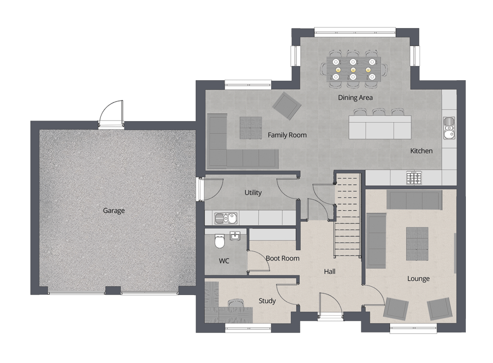 Winchester – GF Floor Plan