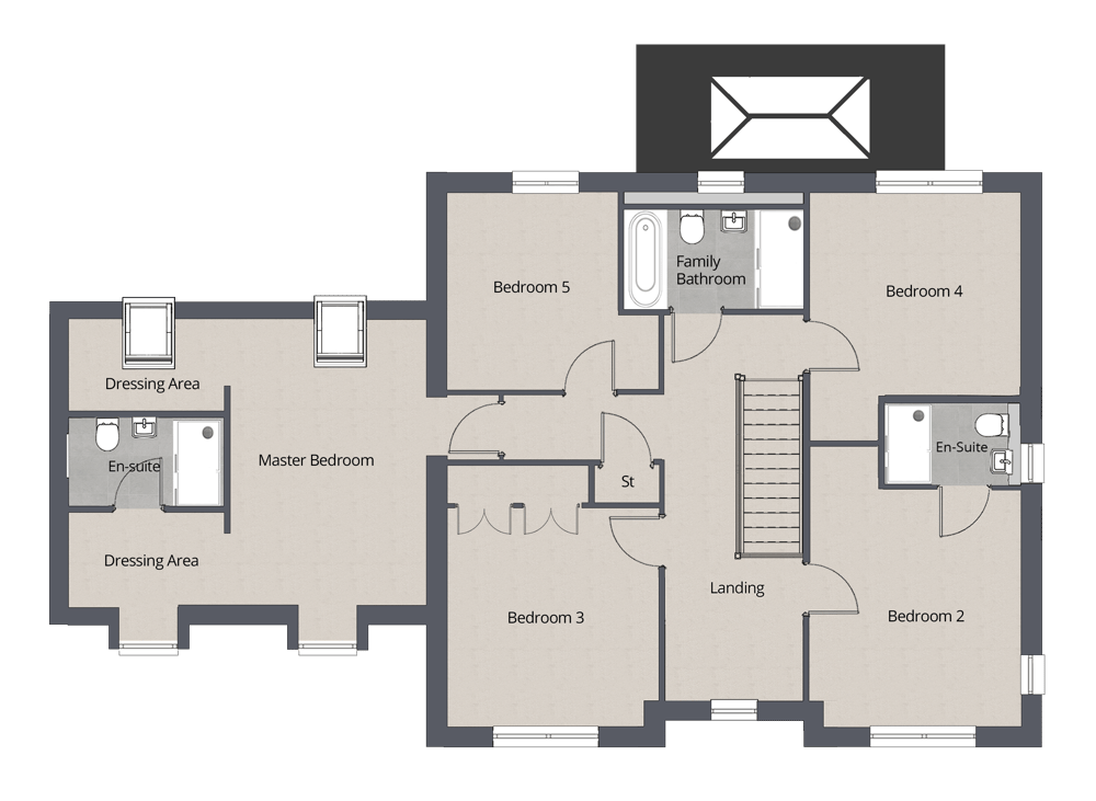 Winchester No Furn – FF Floor Plan
