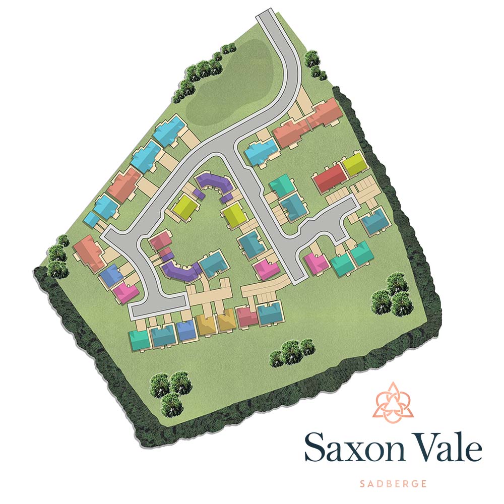 Sadberge aerial map v1