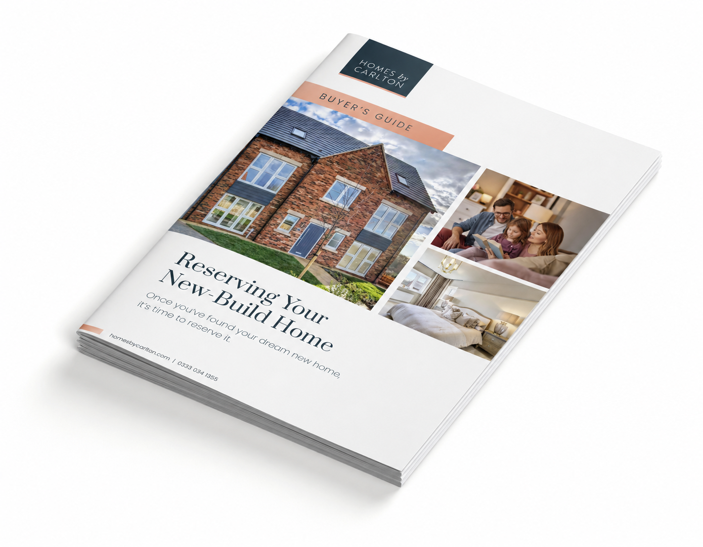 Reserving New Home Guide Booklet Stack
