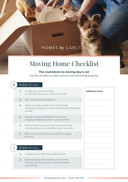 Moving Home Checklist